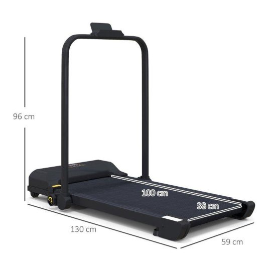 Cinta de correr Welltin A90 plegable 2 en 1 LED 2,5 HP