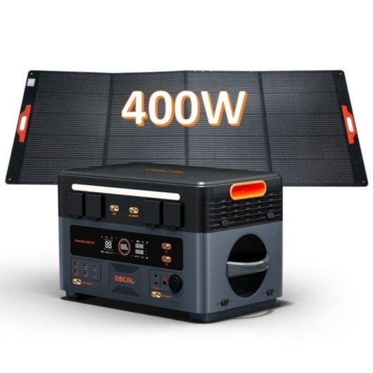 Estación de energía Oscal Powermax 2400 SE 2016Wh 4 AC y 8 USB Batería LiFePO4 App control inteligente