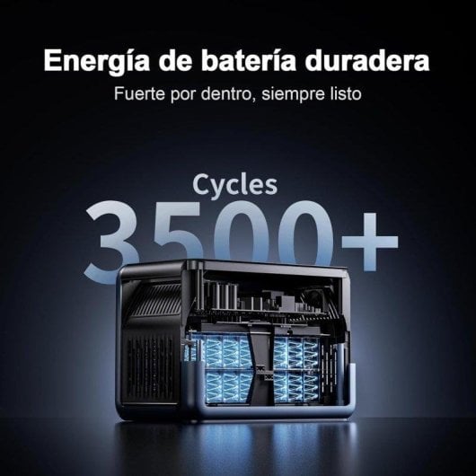 Estación de energía OSCAL Powermax1800 SE 1024Wh 11 puertos Batería LiFePO4 Panel solar 400W