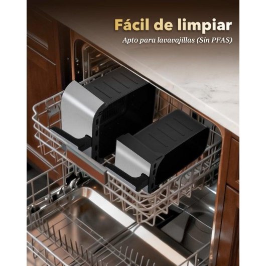 Freidora de Aire Wellent XXL 11L 2600W Doble Compartimento Dual Zone Sync & Match