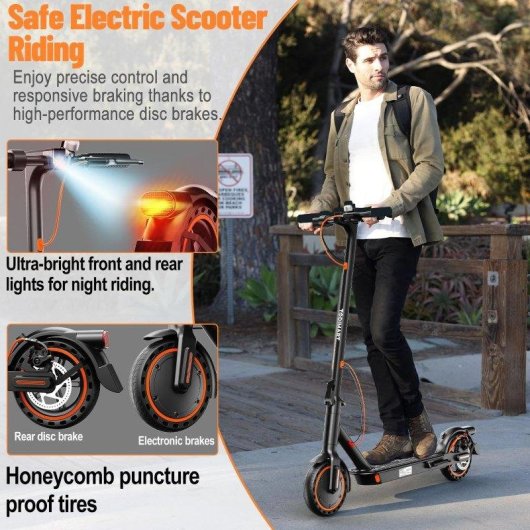 Patinete elétrico Todimart T3s 350W Autonomia 30km Travão duplo Indicadores