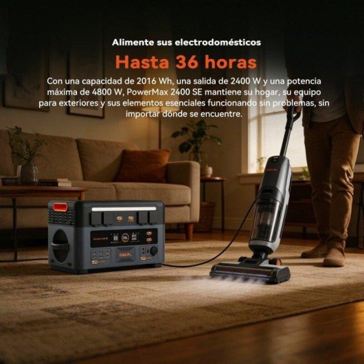 Stazione di energia Oscal Powermax 2400 SE 2016Wh 4 porte AC 6 USB Batteria LiFePO4 App