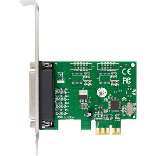 Scheda PCIe InLine 76625E Parallela DB25 Profilo Basso Bidirezionale