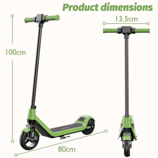 Patinete eléctrico Todimart T1 130W Autonomía 16km Freno electrónico Ruedas 6,5" Azul
