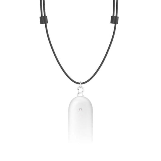 Cordon Plaud Note Pin Ajustable en Cuir vegan Noir
