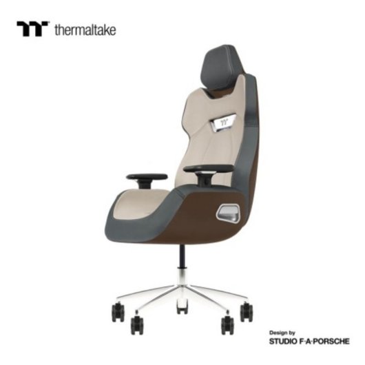Silla gaming Thermaltake ARGENT E700 Aluminio Cuero Reposabrazos 4D