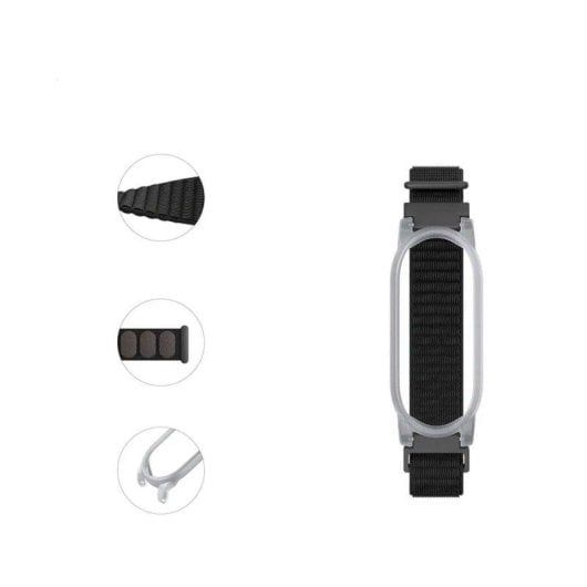 Bracelet Plaud Muñequera Note Pin Noir Respirant Ajustable