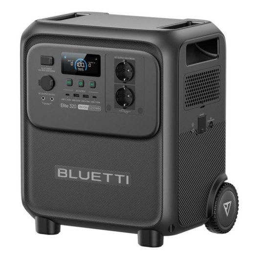 Station d’énergie BLUETTI Elite 320 3200Wh 2 ports AC et 4 ports USB Batterie LiFePO4 Écran LCD Chargeur solaire