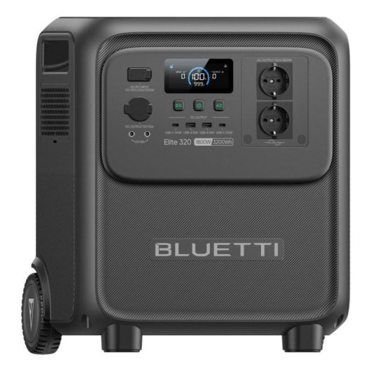 Station d’énergie BLUETTI Elite 320 3200Wh 2 ports AC et 4 ports USB Batterie LiFePO4 Écran LCD Chargeur solaire