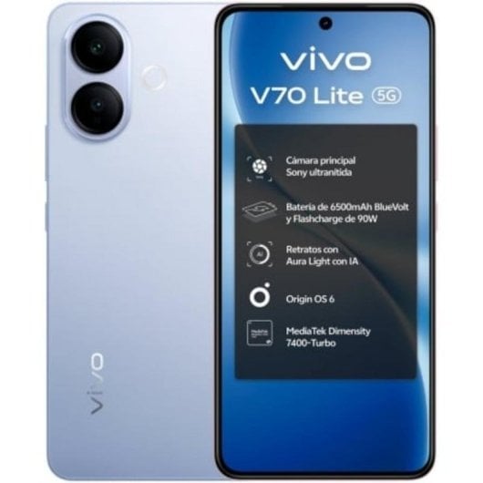 Vivo V70 Lite 5G 6GB 256GB 6.77" Azul