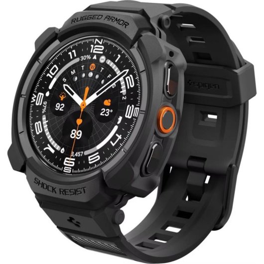 Correa Spigen Rugged Armor Pro para Samsung Galaxy Watch Ultra 2 (47mm) TPU Negro