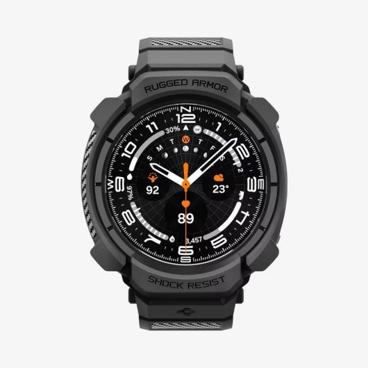 Correa Spigen Rugged Armor Pro para Samsung Galaxy Watch Ultra 2 (47mm) TPU Negro