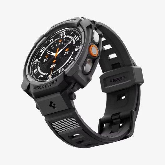 Correa Spigen Rugged Armor Pro para Samsung Galaxy Watch Ultra 2 (47mm) TPU Negro
