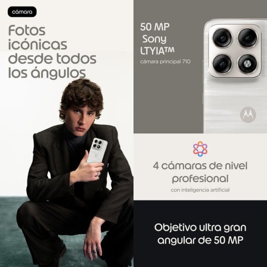 Motorola Edge 70 Pro 5G 12GB 512GB 6.78" Blanc