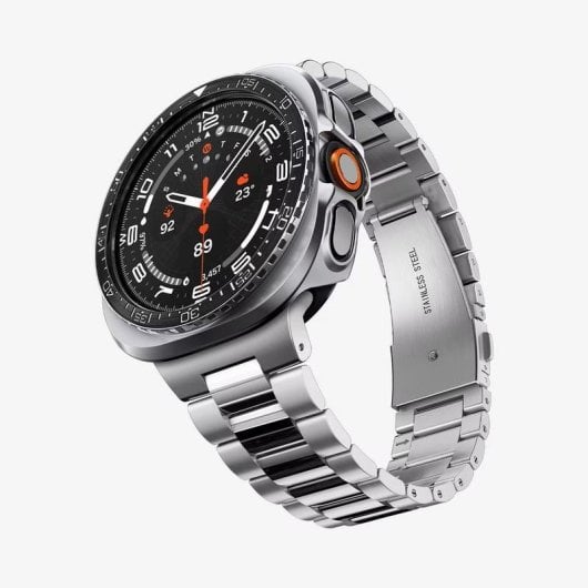 Protecteur Spigen Bezel Tune Pro Galaxy Watch Ultra 2 acier et PC noir