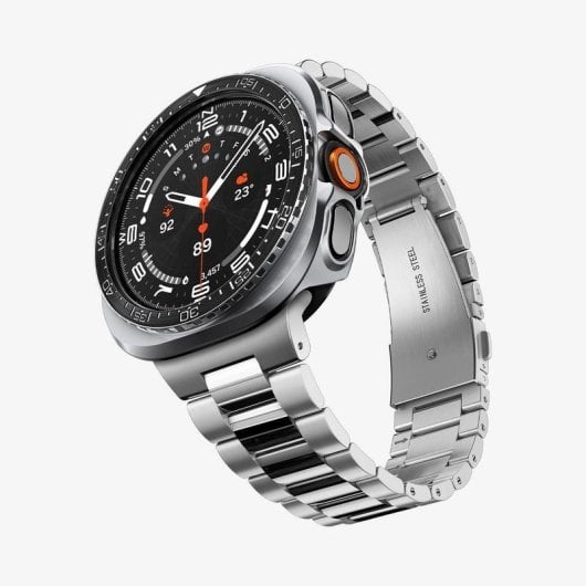 Protecteur Spigen Bezel Tune Pro Galaxy Watch Ultra 2 acier et PC noir