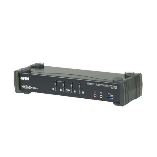 KVM Switch ATEN CS1924M MST DisplayPort 4K USB 3.0 4 Ports