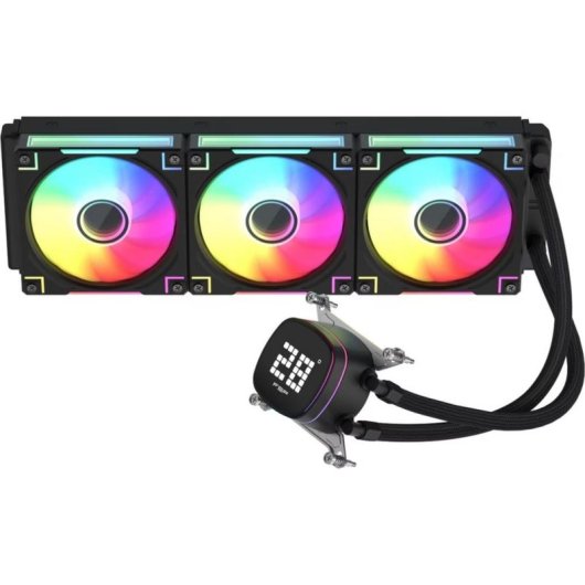 Refrigeração Líquida Fortron AD36 394mm 3 Ventoinhas ARGB Espelho Infinito