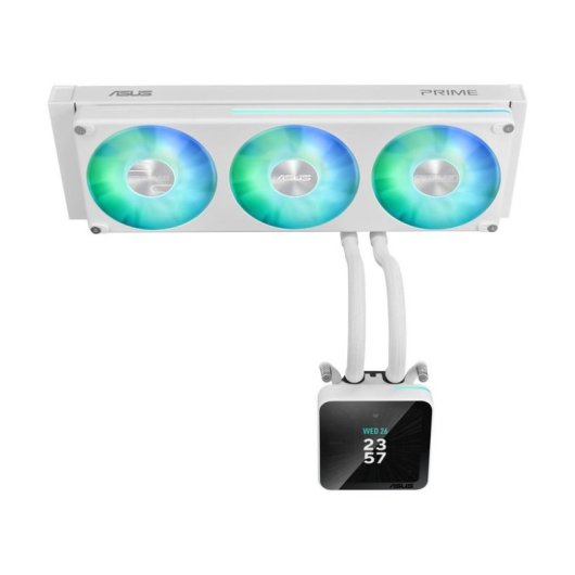 Refroidissement liquide ASUS PRIME SLC II 360 ARGB écran LCD 360 mm ARGB 3 ventilateurs blanc