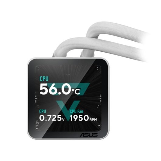 Refroidissement liquide ASUS PRIME SLC II 360 ARGB écran LCD 360 mm ARGB 3 ventilateurs blanc