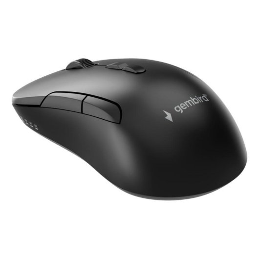 Mouse Gembird MUSW2-7B-01 RF Wireless Bluetooth 1600 DPI Nero Ricaricabile