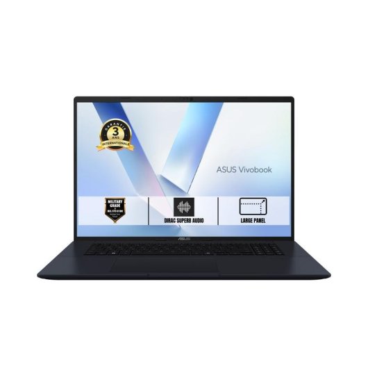 Ordinateur portable ASUS Vivobook 18 M1807GA 18" AMD Ryzen AI 7 445 16GB 512GB SSD Radeon 840M Windows 11 Pro