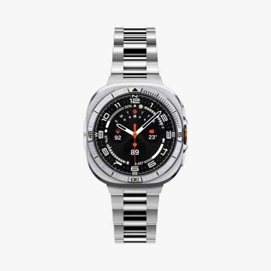 Coque Spigen Bezel Tune Pro Galaxy Watch Ultra 2 47mm Argent