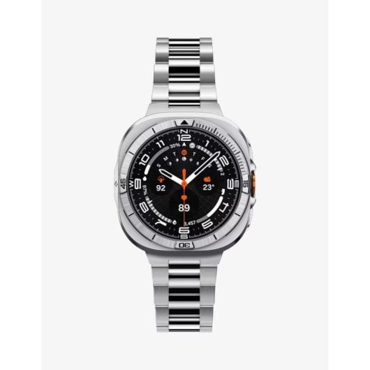 Coque Spigen Bezel Tune Pro Galaxy Watch Ultra 2 47mm Argent