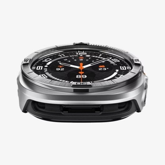 Coque Spigen Bezel Tune Pro Galaxy Watch Ultra 2 47mm Argent
