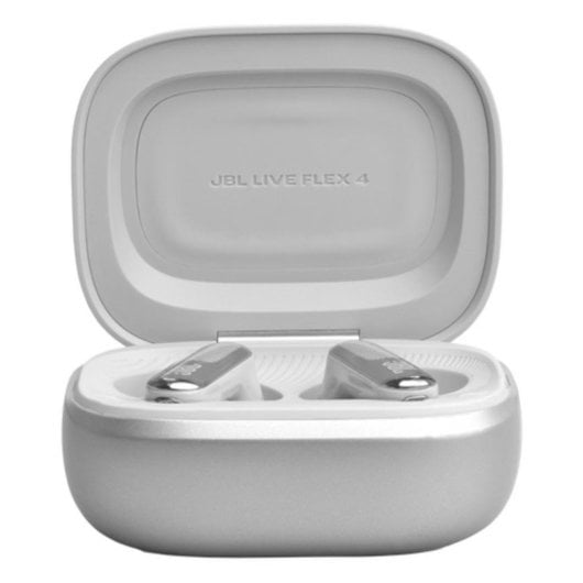 Auriculares JBL Live Flex 4 inalámbricos Bluetooth con cancelación de ruido y protección IP54 plata