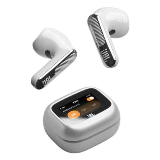 Auriculares JBL Live Flex 4 inalámbricos Bluetooth con cancelación de ruido y protección IP54 plata