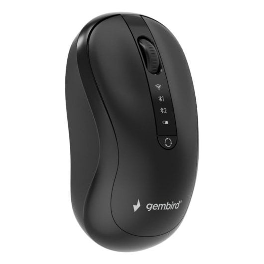 Ratón Gembird MUSW2-4B-01 RF Wireless Bluetooth 1600 DPI Preto Recarr.