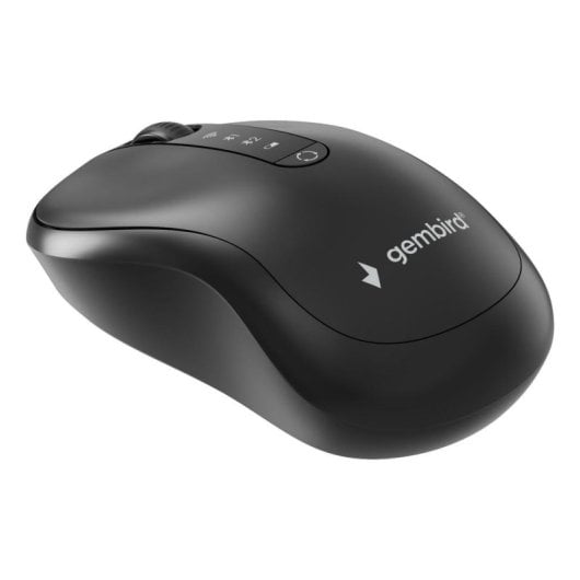 Ratón Gembird MUSW2-4B-01 RF Wireless Bluetooth 1600 DPI Preto Recarr.
