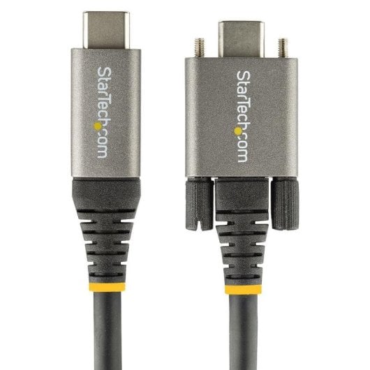 USB-C Kabel StarTech 50cm 10Gbps mit seitlicher Schraubverriegelung 100W PD