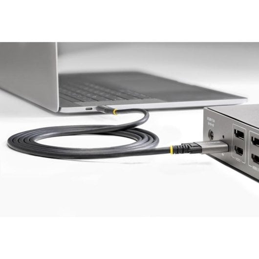 USB-C Kabel StarTech 50cm 10Gbps mit seitlicher Schraubverriegelung 100W PD