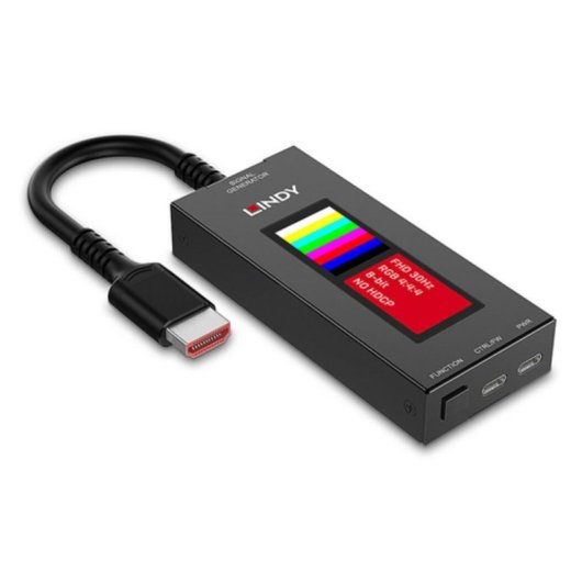 Generador de Señales HDMI Lindy 8K30 8K@30fps 40 Gbps LCD