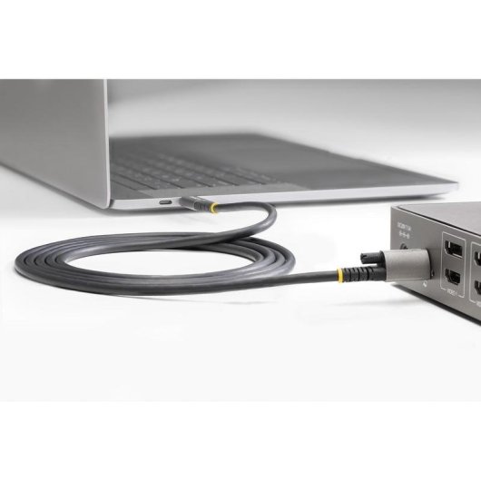 Cable USB-C StarTech.com USB31CCTLKV1M 1m 10Gbps 100W PD Tornillo Superior