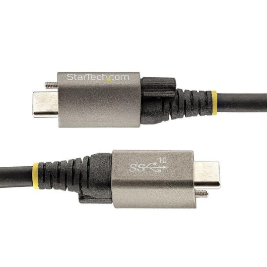 Cable USB-C StarTech.com USB31CCTLKV1M 1m 10Gbps 100W PD Tornillo Superior