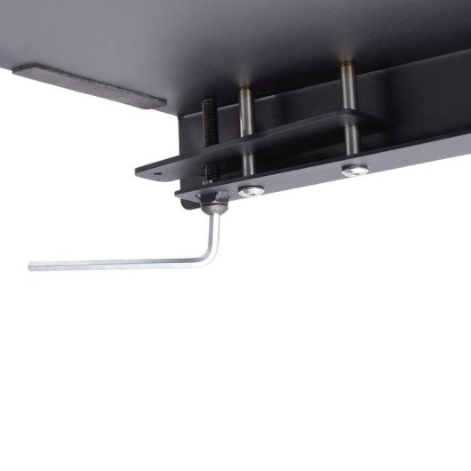 Plateau d extension en L StarTech.com Acier Noir 635x332 mm