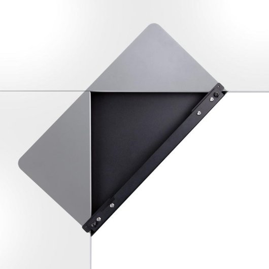 Plateau d extension en L StarTech.com Acier Noir 635x332 mm
