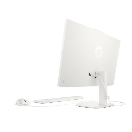 All-in-One HP OmniStudio 24-cv0020ns AMD Ryzen 5 8GB 512GB SSD Radeon 23.8" Windows 11 Home Branco sem fios