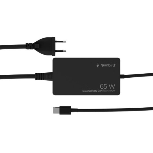 Carregador Gembird NPA-AC-PDQC65-01 GaN 65 W USB-C