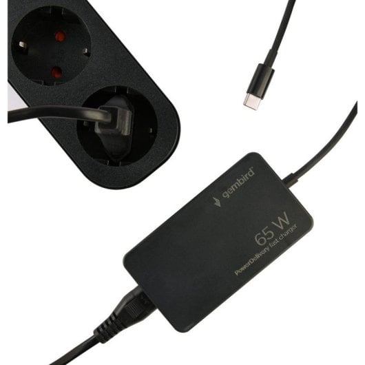 Carregador Gembird NPA-AC-PDQC65-01 GaN 65 W USB-C