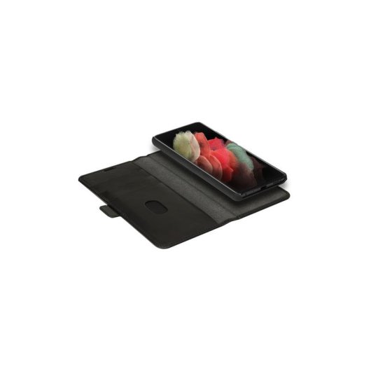 Funda para móvil dbramante1928 Lynge cuir noir magnétique pour Galaxy S21 Ultra