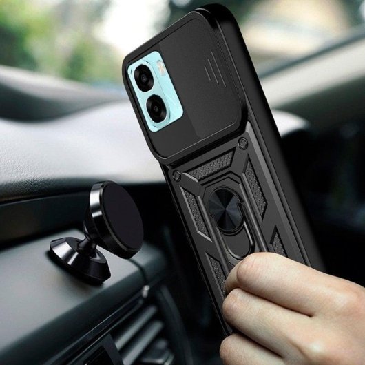 Funda COOL para OPPO A6x / A6x 5G / A6k Hard Ring Negro