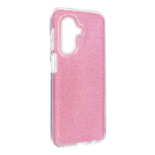 Funda COOL Glitter Rosa en silicona flexible para Samsung Galaxy A16 / A16 5G