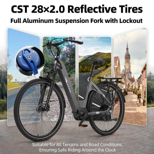 Elektrisches Fahrrad TTGO C7 SE Motor 250 W