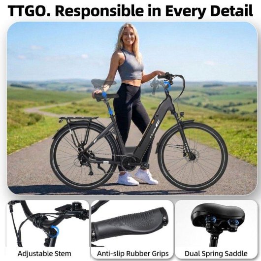 Elektrisches Fahrrad TTGO C7 SE Motor 250 W