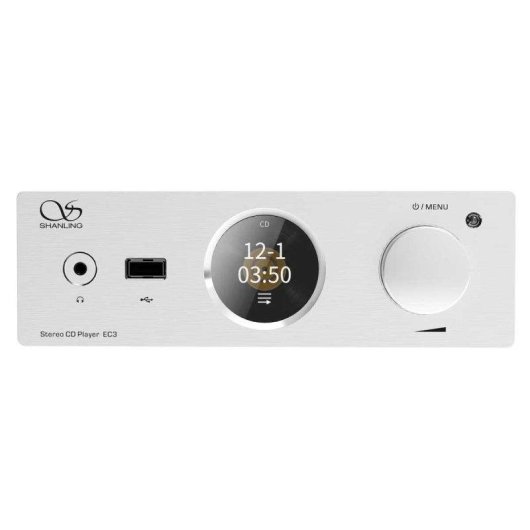 Leitor CD Shanling EC3 70mW RMS Bluetooth LDAC USB Hi-Fi Alumínio