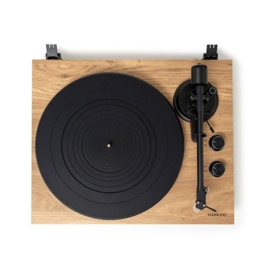Tocadiscos Vulkkano TD20 com pré-amplificador phono e cápsula Audio-Technica